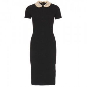 MARC BY MARC JACOBS Black Mika Dress With Embellished Collar